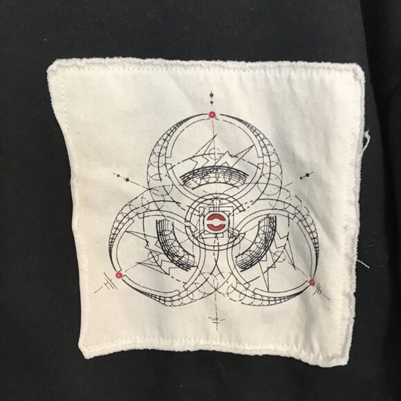 Clot X Fragment X Innersect Design Black Hoodie Sweatshirt Size M - Picture 8 of 10